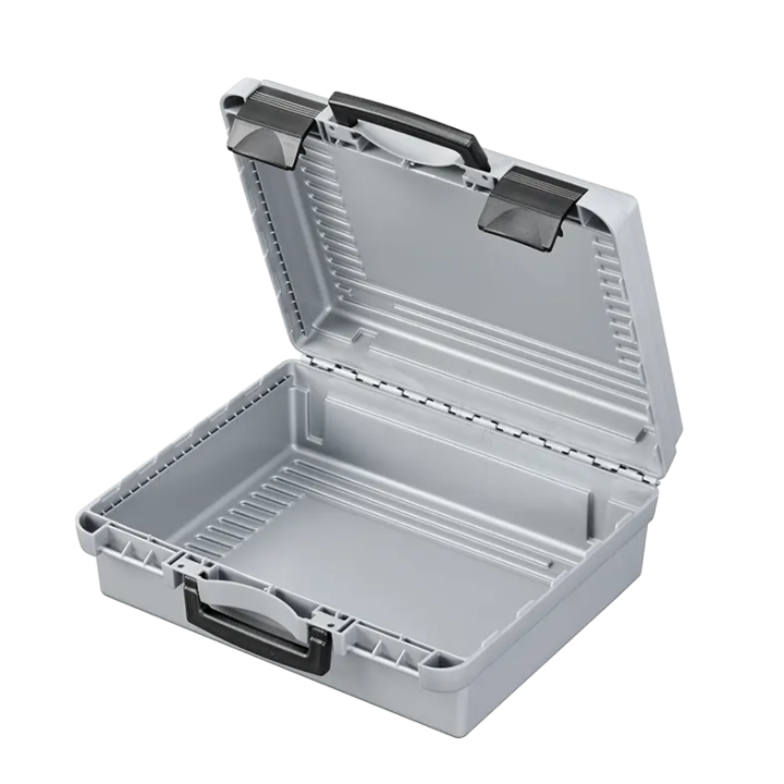 Gray metallic, Polypropylen case mm. 340 x 298 x 128