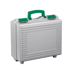 Gray metallic, Polypropylen case mm. 340 x 298 x 160 with two egg foams