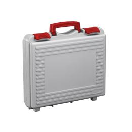 Gray metallic, Polypropylen case mm. 340 x 298 x 96 with 2 egg foams