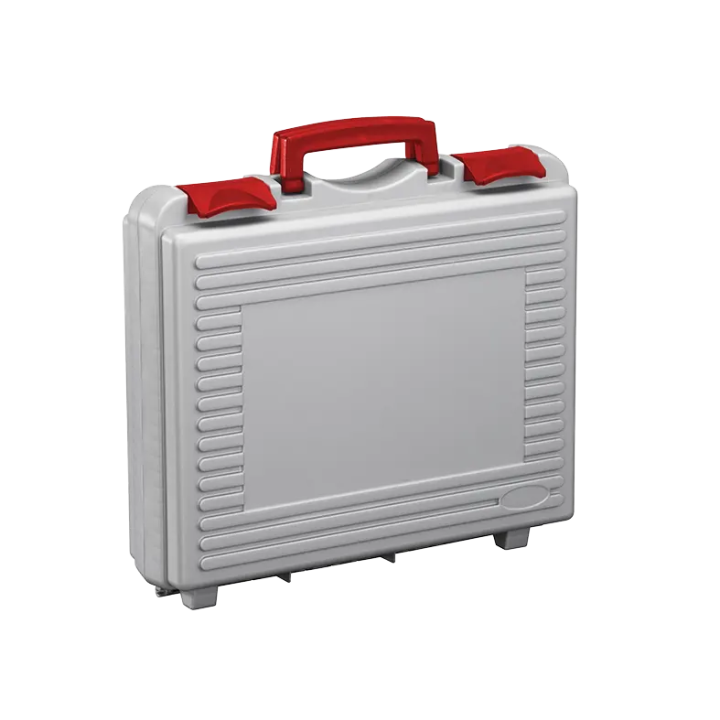 Gray metallic, Polypropylen case mm. 340 x 298 x 96 with 2 egg foams