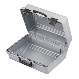 Gray metallic, Polypropylen case mm. 425 x 342 x 190