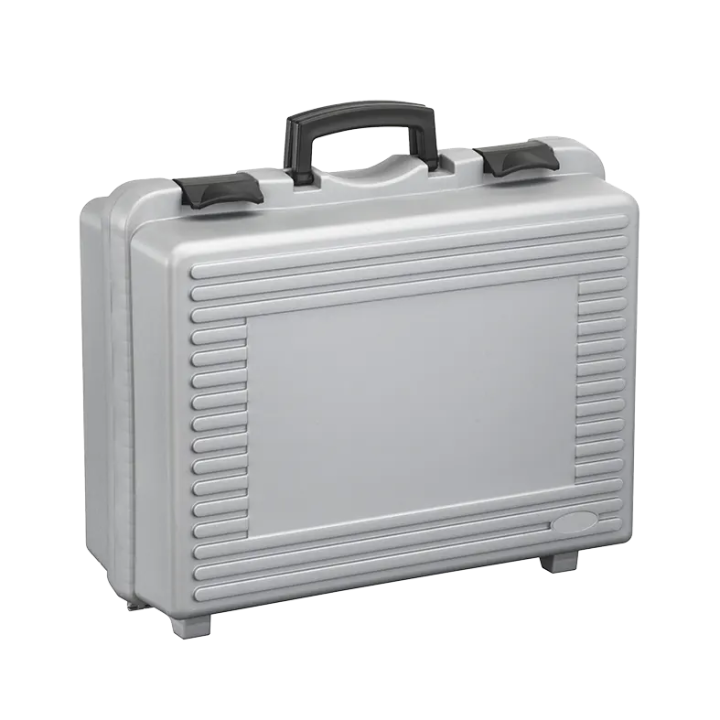Gray metallic, Polypropylen case mm. 425 x 342 x 190 with 2 egg foams