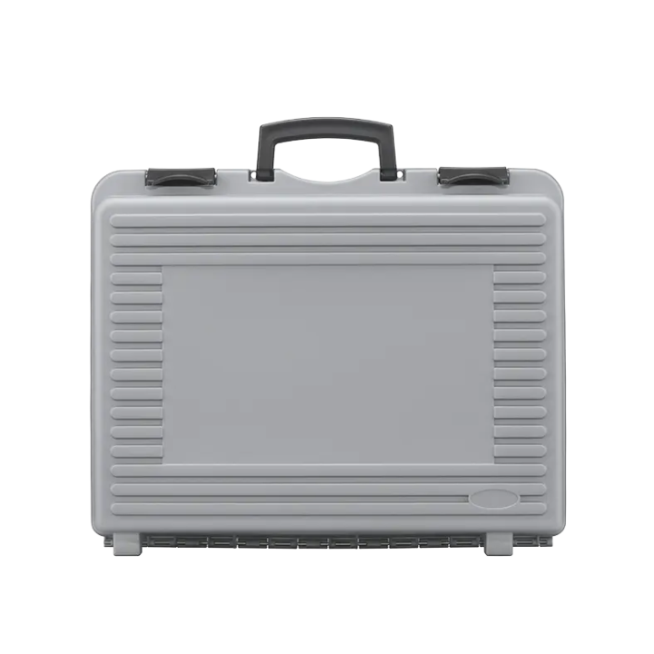 Gray metallic, Polypropylen case mm. 425 x 342 x 190 with 2 egg foams