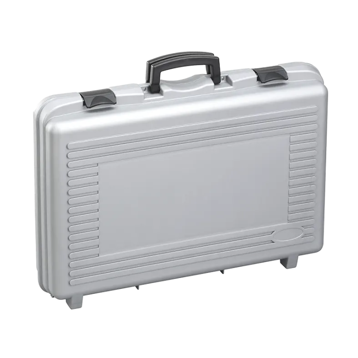 Gray metallic,  Polypropylene case mm. 600 x 415 x 144 with 2 egg foams
