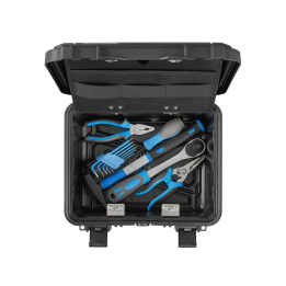 Gray, Tool case (1X tool panel), INT 290 x 220 x 160(22 + 138)mm, EXT 335 x 295 x 177 mm, 1.52 Kg, 10.5L.