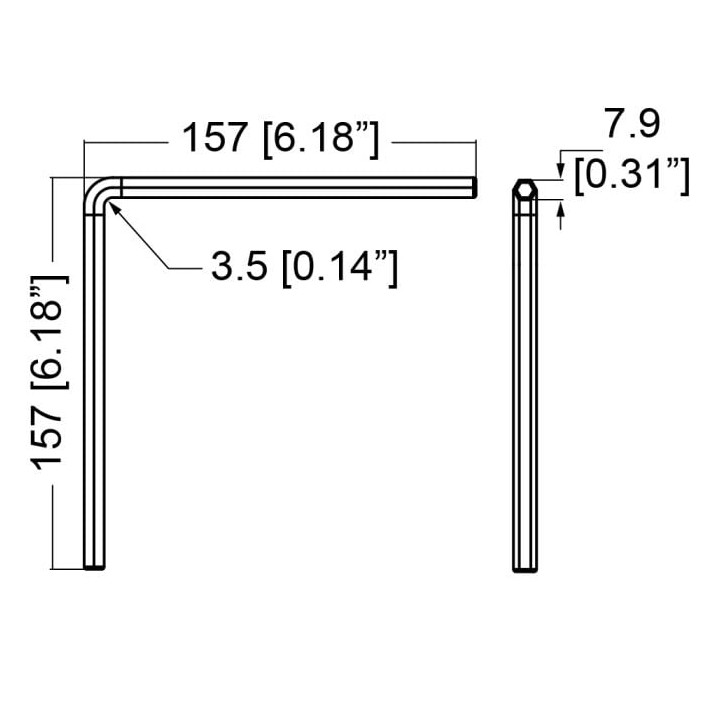 Hex Wrench Actuation Tool for Panel Locks