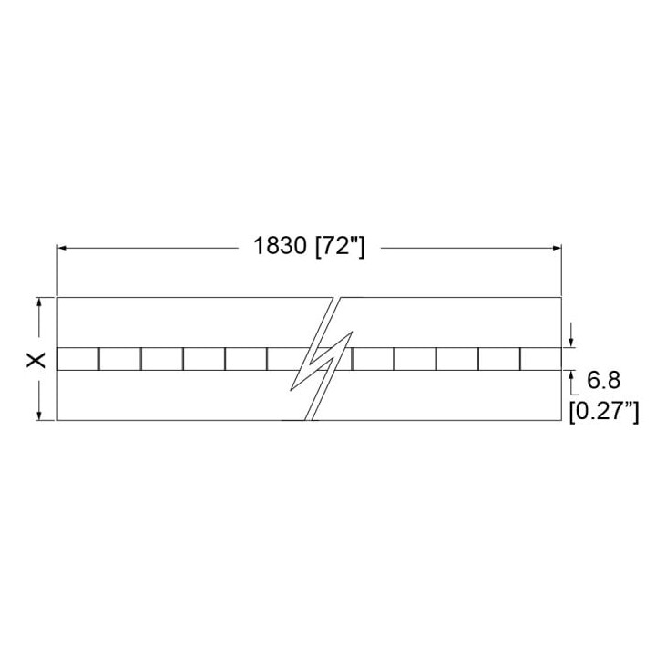 Heavy Duty Piano Hinge with Removable Pin - 50.8mm Leaf