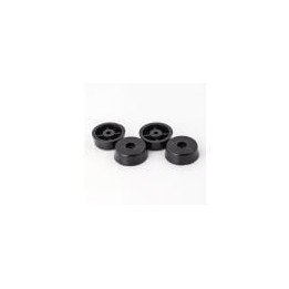 High Density Polyethylene Black Tapered Foot