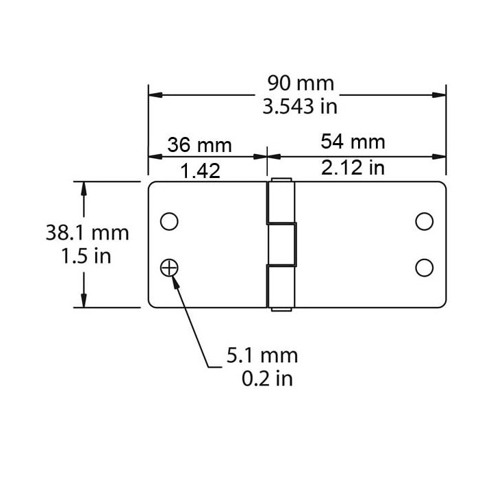 Hinge SMALL BUTT HINGE Hinge