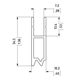 Hybrid Edge Extrusion for N-Case 2 - 4m Long