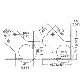 Large Ball Corner HEAVY DUTY BALL CORNER 16GA. Large Ball Corner