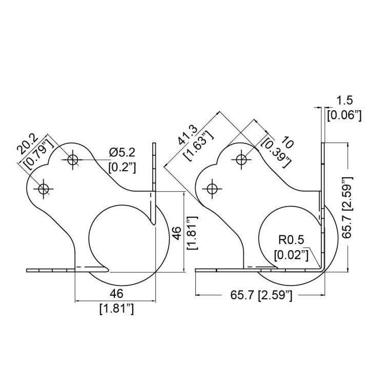 Large Ball Corner HEAVY DUTY BALL CORNER 16GA. Large Ball Corner