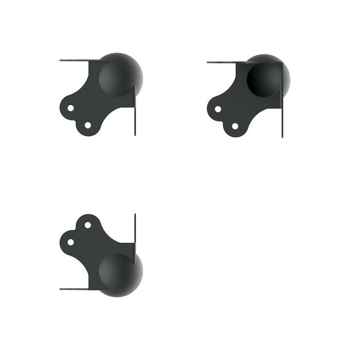 Large Black Ball Corner with 2.5mm Radius