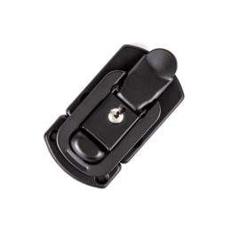 Large Black Medium Duty Draw Bolt with Key Lock