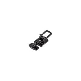 Large Black Medium Duty Draw Bolt with Key Lock