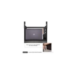 Large Black Lockable Vented Laptop Drawers