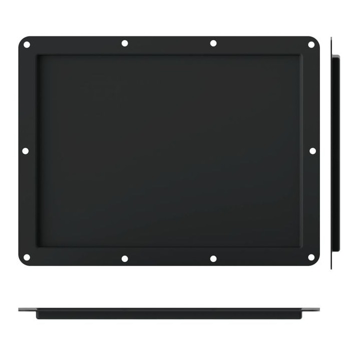 Large Black Recessed Label Dish for Self-Adhesive Tour Labels