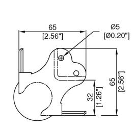 Large PennBrite Ball Corner with Offset and 2.5mm Radius