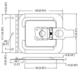 Large PennBrite Cable Hatch