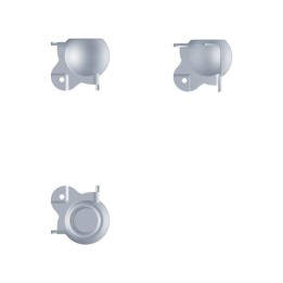 Large PennBrite Female Stackable Ball Corner with 30mm Offset and 5mm Radius