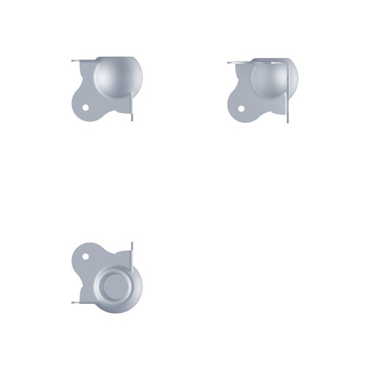 Large PennBrite Female Stackable Ball Corner with 0.5mm Radius