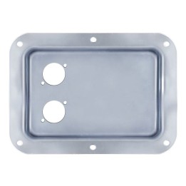 Large PennBrite Dish Punched for 2 x D-Series Connectors