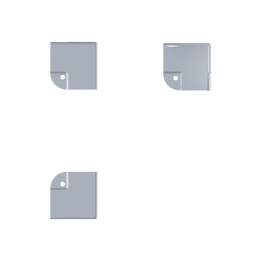 Large PennBrite Flat Corner with 30mm Offset and 1.5mm Radius