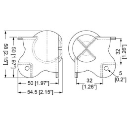 Large Tight Radius Stackable Ball Corner with interlocking cut-outs and 1.5mm Radius