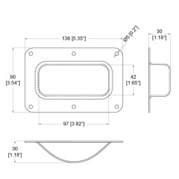 Lid Dish for Castors