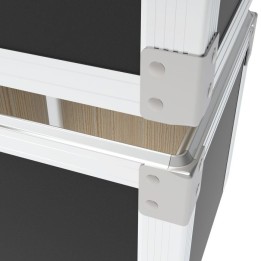 Male Interlocking Corner Brace for 9mm Panels Mates with B0522F