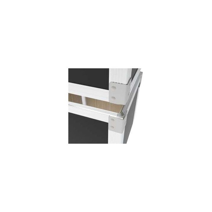 Male Interlocking Corner Brace for 9mm Panels Mates with B0500-21F
