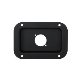 Medium Black Dish Punched for 1 X powerCON TRUE1 Outlet
