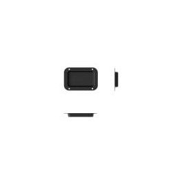Medium Black Recessed Dish