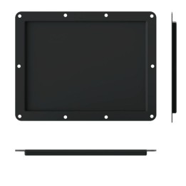 Medium Black Recessed Label Dish for Self-Adhesive Tour Labels