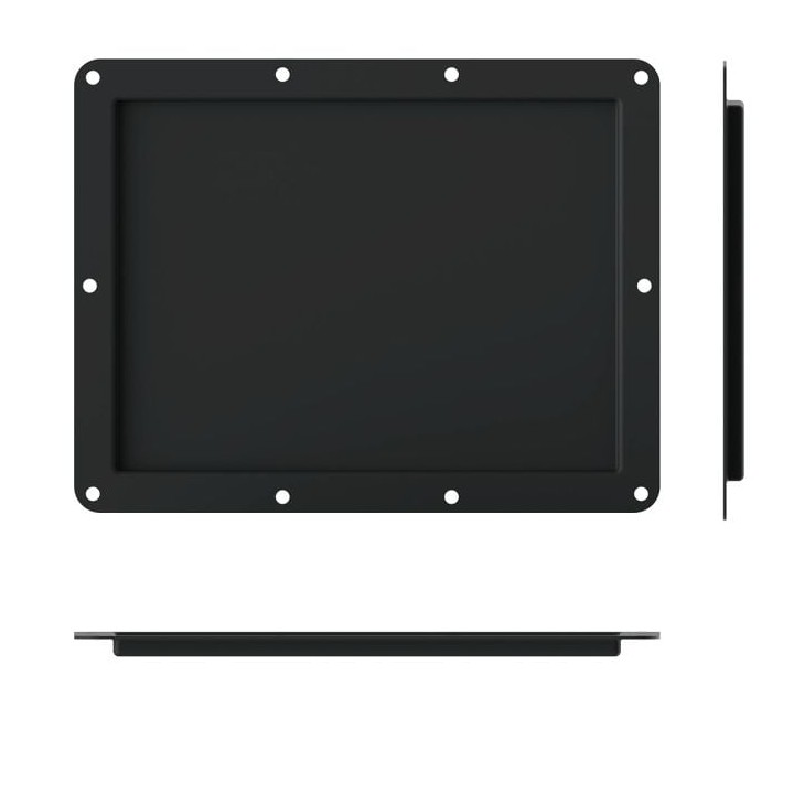 Medium Black Recessed Label Dish for Self-Adhesive Tour Labels