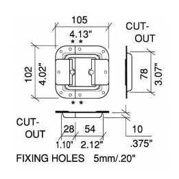 Medium Lid Stay in 10mm Deep Dish with 27mm Offset