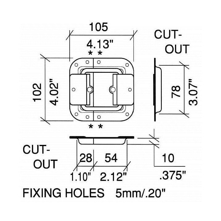 Medium Lid Stay in 10mm Deep Dish with 27mm Offset