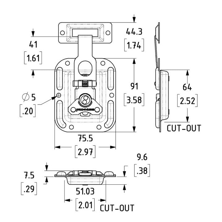 Medium Overlatch in Shallow Offset Dish - 41mm Blade