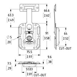 Medium Overlatch in Shallow Offset Dish - 63.3mm Blade