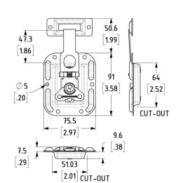 Medium Overlatch in Shallow Offset Dish - 47.3mm Blade