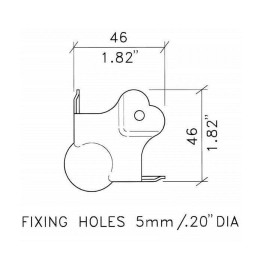 Medium PennBrite Ball Corner with 22mm Offset and 0.5mm Radius