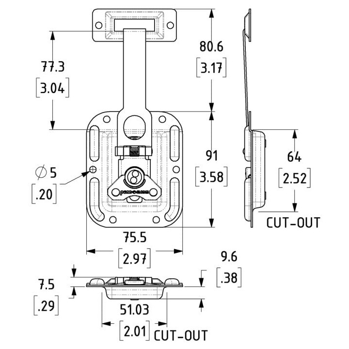 Medium Overlatch in Shallow Offset Dish - 77.3mm Blade