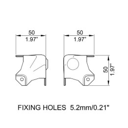 Medium PennBrite Ball Corner with 30mm Offset and 1mm Radius