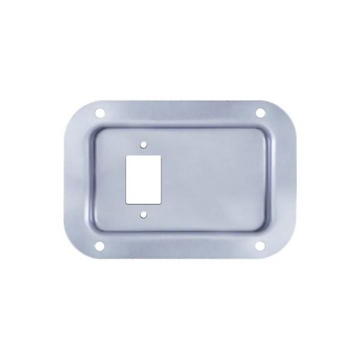 Medium PennBrite Dish Punched for 1 X IEC Power Inlet