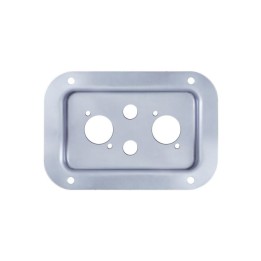 Medium PennBrite Dish Punched for 2 X P-Series and 2 X 1/4" Jack Connectors