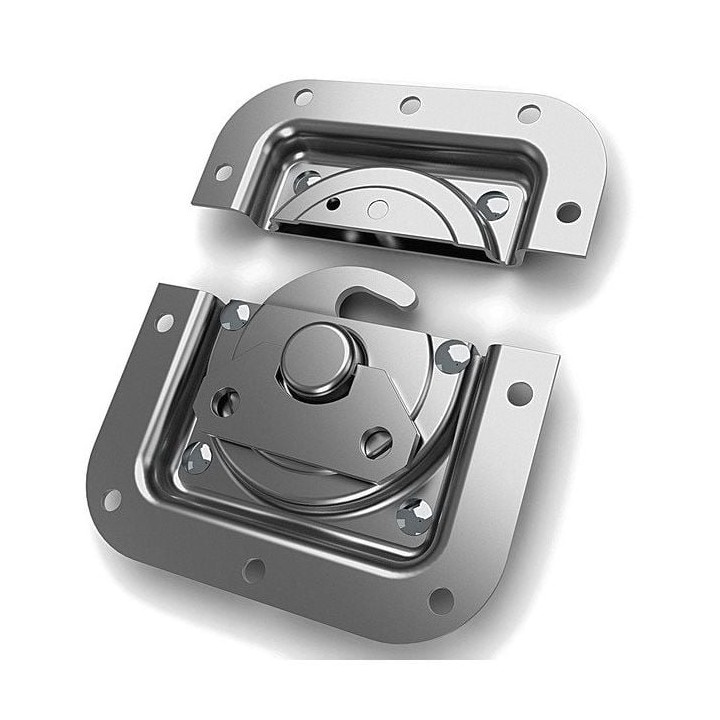 Medium Rotary Cam Latch in Shallow Dish