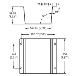 Metal Pallet Foot for Forklifts