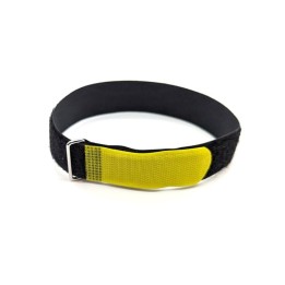 opaska kablowa o długości 410 mm z żółtą końcówką