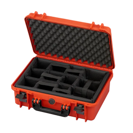 Orange, padded dividers, INT 426x290xH159(45+114)mm, EXT 464x366xH176mm, 3,56kg, 19,64L