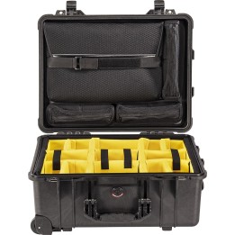 PELI#1560SC,WL/DIV.SET+LOC LID ORG,BLK
